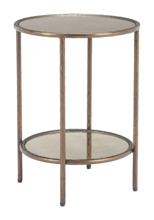 Zuo Modern Anelli Side Table In Bronze - Modern Elegance With Glass & Steel For Versatile Home Décor Solutions Bronze Glass,Steel 110535-zuo-modern