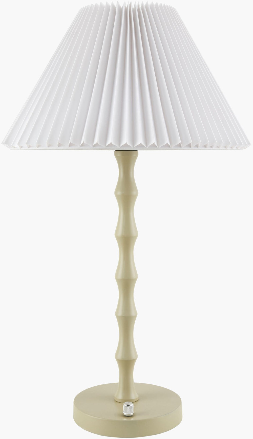 Livabliss Folda Cordless Accent Lamp with Hand-painted Base and Warm Linen Shade for Any Room FDA-001
