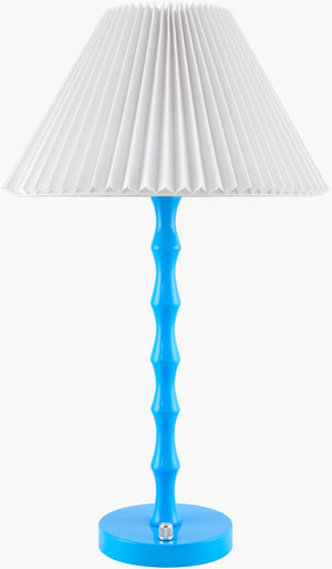 Livabliss Folda Cordless Table Lamp with Hand-painted Base and Warm Linen Shade for Any Room FDA-002