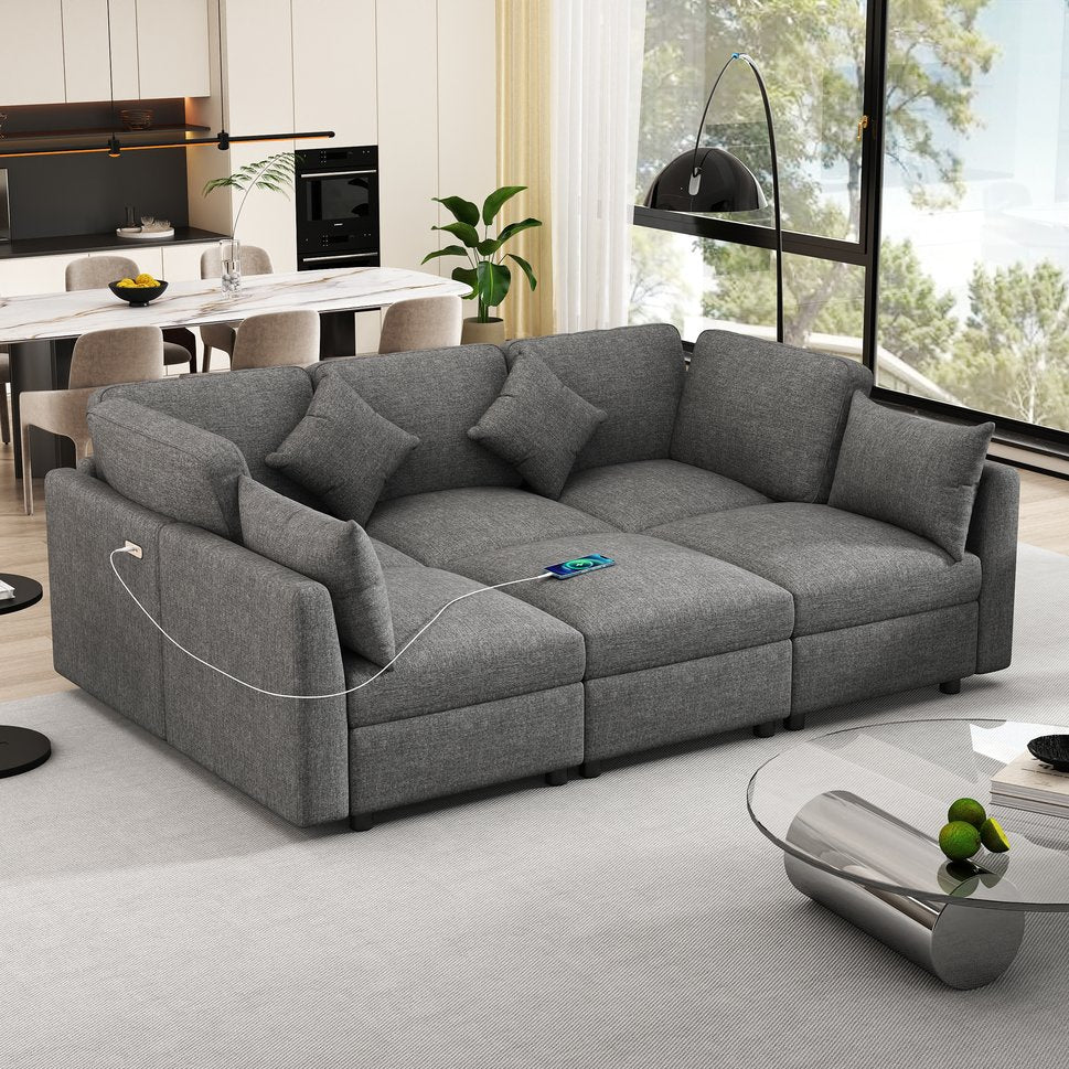 English Elm Swivel Barrel Accent Chair Chenille Tufted Round Club Seat for Living Room Lounge N719S002130E