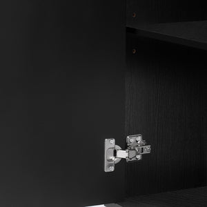 English Elm Vibe 47.2'' Stylish Modern Tv Stand With Solid Wood Legs, Spacious Storage & Anti-Tip Safety Design N724P233372B-GIGA