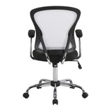 OSP Home Furnishings Gianna Task Chair White/Linen Black