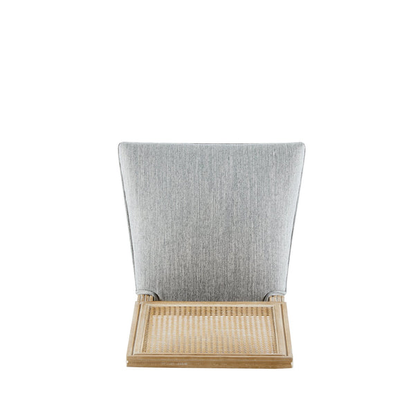 English Elm Christopher Knight Home® - [Set Of 2] Elegant French Country Dining Chairs - Plush Upholstered Seats & Cane Back - Rustic Charm N767P263678G