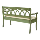 OSP Home Furnishings Coventry Storage Bench Sage