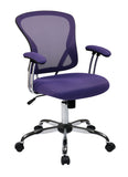 OSP Home Furnishings Juliana Task Chair Purple