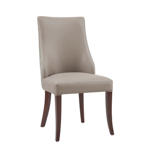 English Elm Connie Wood Vegan Leather And Velvet Dining Chairs – Set Of 2, Stylish Comfort For Any Space! B365P397843