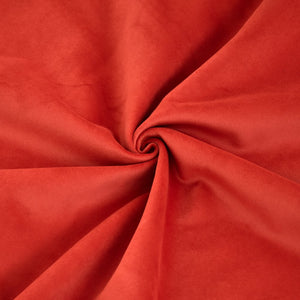 English Elm Sky Cloud Sectional Sofa with Cloud-Like Comfort, Modular L-Shaped Velvet Seating, Removable Covers, Storage Ottoman Red B341S00019