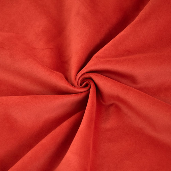 English Elm Sky Cloud Sectional Sofa with Cloud-Like Comfort, Modular L-Shaped Velvet Seating, Removable Covers, Storage Ottoman Red B341S00019