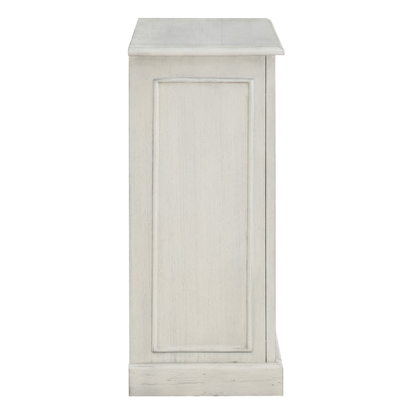 OSP Home Furnishings Country Meadows 2-Shelf Bookcase Antique White