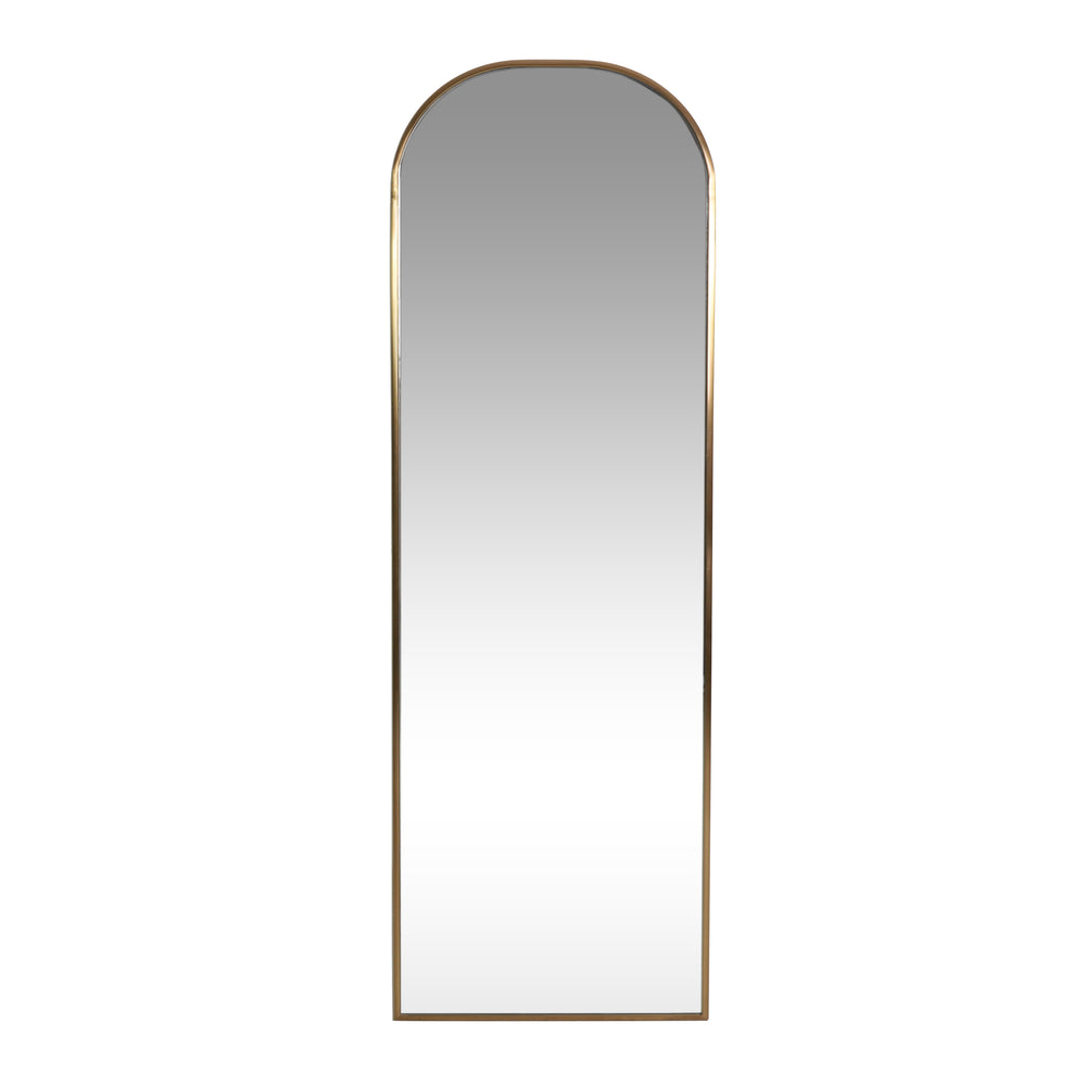 English Elm Christopher Knight Home® - LENGTH Mirror Antique Brass Full-Length Wall Mirror 78x30.5 MDF Frame Vintage Brass Finish Reflective Elegance 69701.00