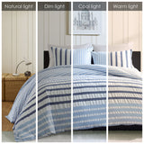 INK+IVY Sutton  Duvet Cover Set II12-049 Blue