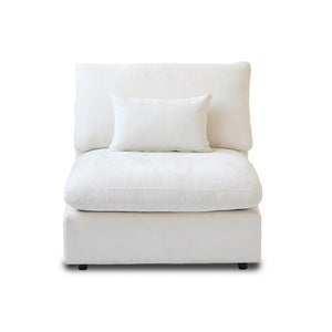 English Elm Sky Cloud Slope Sectional Sofa – Modular Linen L-Shaped Design With Washable Covers & Comfort B341S00029-GIGA