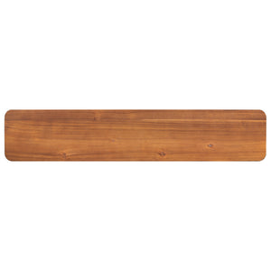 English Elm U_style Farmhouse Console Table Acacia Veneer Top Solid Wood Legs Entryway Foyer N711P207657A