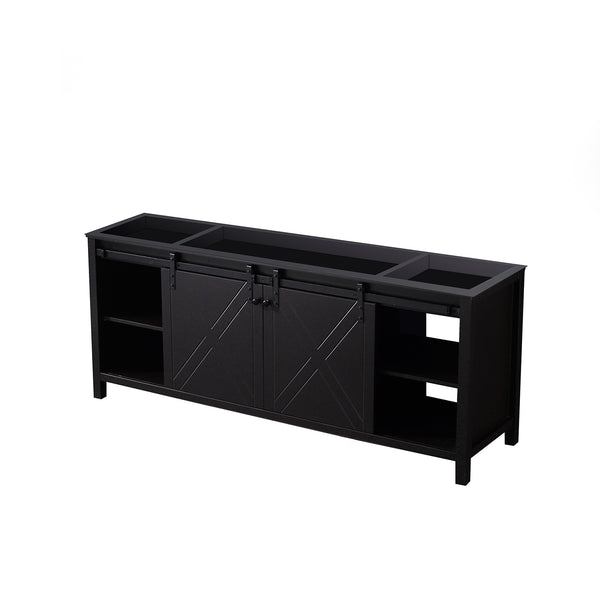 English Elm Brown Double-Sink Vanity 80" W - Luxurious Storage, Solid Wood Build, Fully Assembled For Fast Setup! B2731P260065