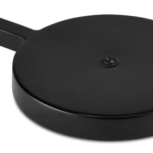 Frey Stylish Black Desk Lamp with Off-White Shade – Mid-Century Modern Design for Your Office