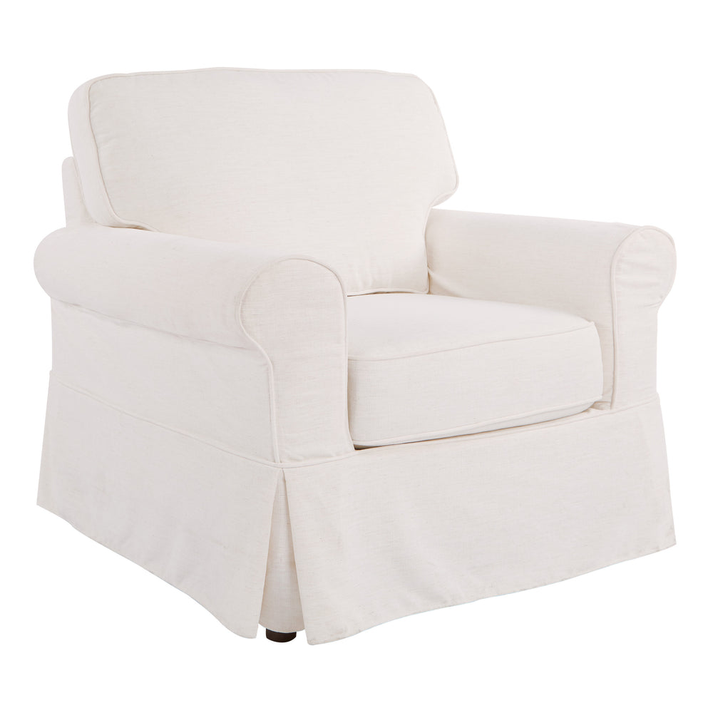 OSP Home Furnishings Ashton Chair Off White