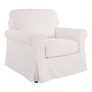 OSP Home Furnishings Ashton Chair Off White