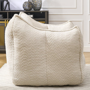 English Elm Sofa plush beanbag chair with superfiber cover and resilient foam filling for ultimate home comfort and relaxation Beige W1996P252264