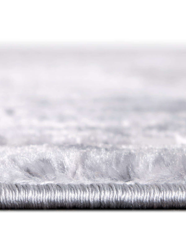 Unique Loom Aberdeen Derbyshire Machine Made Medallion Rug Gray, Navy Blue 4' 1" x 6' 1"