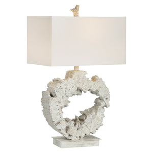 Crestview Collection Coastal Rowan Table Lamp - Driftwood-inspired Portable Lighting With Rustic Elegance & Charm   Cvavp1933b
