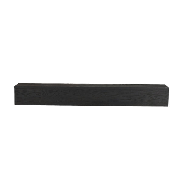 English Elm 48'' Solid Western Red Cedar Floating Mantel Shelf Rustic Farmhouse Wall Display W2640P358910