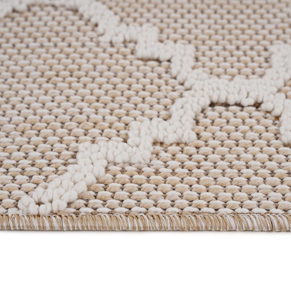 English Elm Loom & Luxe Ivory Trellis Area Rug 2X8 – Durable, Stain-Resistant Indoor/Outdoor Runner For High-Traffic Homes B335P289600