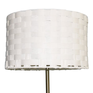English Elm Ashcroft Furniture - Minimalist Floor Lamp - Sleek Slim Design With Neutral Shade For Modern Living Room & Bedroom Ambiance B183P315095
