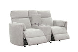 Parker Living Radius - Mineral Power Glider Reclining Console Loveseat Mineral MRAD#822CPG-MIN Parker House