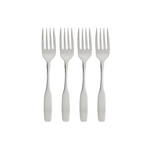 Lenox Oneida Paul Revere Fine Flatware Salad Forks, Set of 4 Metallic, STAINLESS METAL 2640004D