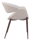 Limay Dining Chair - Set of 2 Beige & Walnut 109971 Zuo Modern