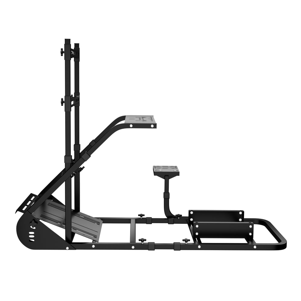 English Elm Enhanced Steel Sim Racing Cockpit Rig with Pu Seat for Direct Drive Wheel Systems W1739P462391