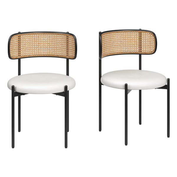 English Elm Adjustable Swivel Barstools Set of 2 Pu Leather Industrial Mid-century Kitchen Island Seating Beige T3623P433770