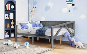 English Elm Twin Daybed Frame Solid Pine Sofa Bed for Guest Room Studio or Teen Bedroom N708P266726E
