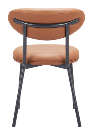 Rorun Dining Chair - Set of 2 Brown 110336 Zuo Modern