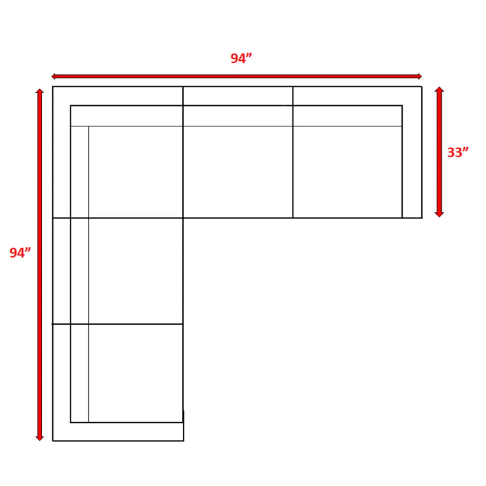 English Elm Fully Assembled Hdpe Wicker 4-Person Outdoor Lounge Set With Plush Cushions & Modular Design B120S00187