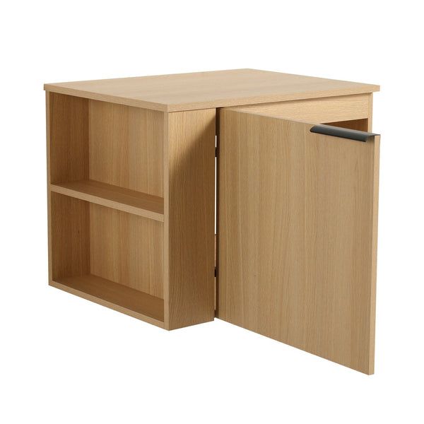 English Elm 24" Oak Bathroom Vanity Sink Cabinet - Modern Design, Soft-Close Doors, Great Storage For Small Spaces W1972P204940