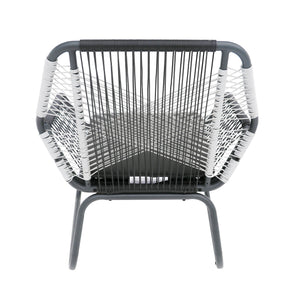 English Elm Christopher Knight Home® - MILAN Club Chair Set for Outdoors, Gray PE Rattan & Steel Frame, Water-Resistant Cushions, Modern Elegance 62331.00CGRY