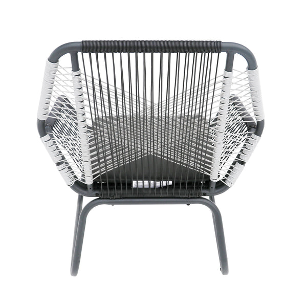 English Elm Christopher Knight Home® - MILAN Club Chair Set for Outdoors, Gray PE Rattan & Steel Frame, Water-Resistant Cushions, Modern Elegance 62331.00CGRY