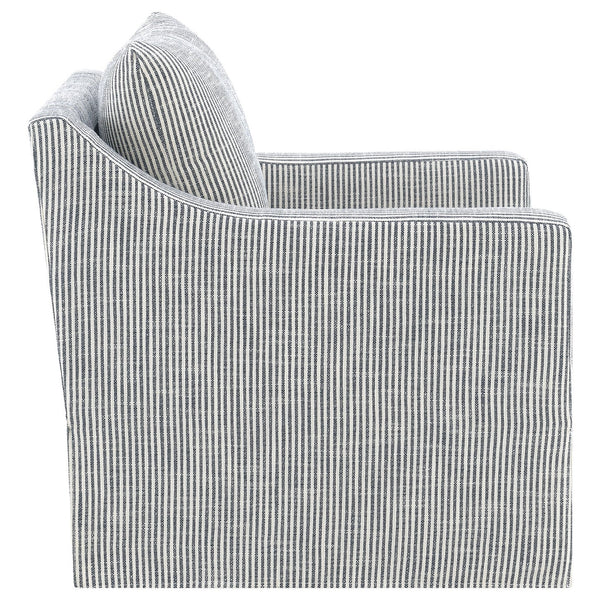 English Elm Merced Swivel Accent Chair Plush Foam Seat Soft Grey Fabric for Living Room B062P451981