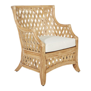 OSP Home Furnishings Kona Chair Cream/Natural