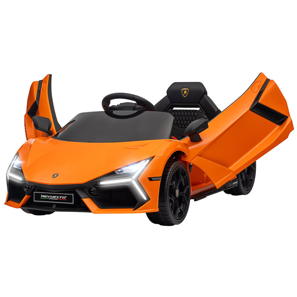 English Elm Qaba Kids Electric Dirt Bike 6v Battery Powered Ride on with Training Wheels Ages 3 to 8 Orange W2225P249890
