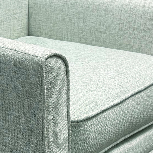 English Elm Accent Armchair Tailored Track Arm Skirted Base Polyester Upholstered Living Room Seat B035P496592