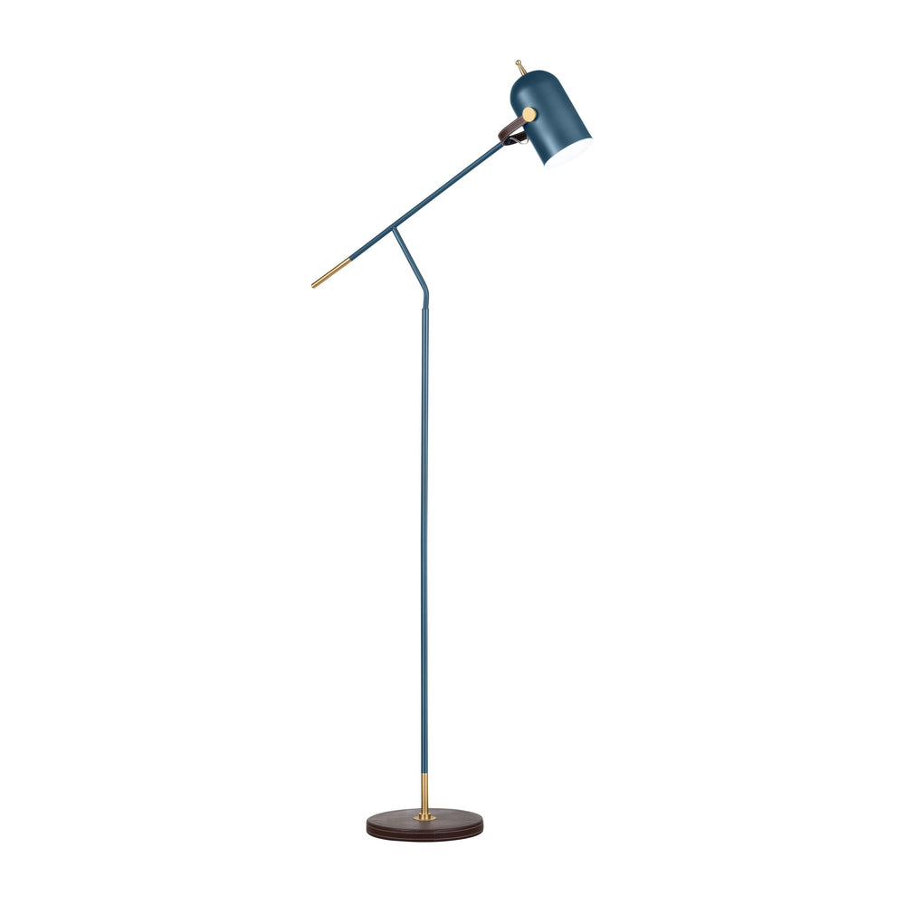 Crestview Collection 64.25"H Modern Metal Floor Lamp With Elegant Shade - Stylish Lighting For Home Décor & Ambiance   Cvazer160
