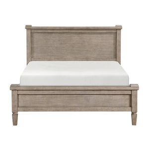 English Elm Gray Oak Queen Canopy Bed Tall Poster Frame Platform Bedroom Furniture B011S01163