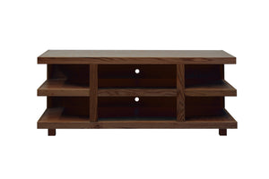 English Elm Laurel Canyon 64" Tv Stand For Up To 70" Tvs, Fully Assembled Oak Bourbon Finish With Storage & Style B108P292265