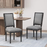 Christopher Knight Home® - Noble House - Regina French Country Wood Upholstered Dining Chair - Set of 2