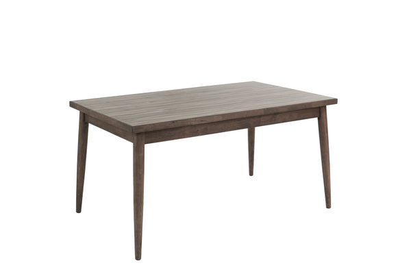 English Elm Contemporary Walnut Dining Table 59"x36" Solid Wood Look Melamine MDF Rectangle for Stylish Meals B011P203548