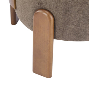 English Elm Christopher Knight Home® - Cozy Wingback Armchair with Plush Bouclé Upholstery, Solid Wood Legs, Ergonomic Support, Timeless Style Dark Brown 33.5 L x 25.5 W x 21.5 H N776P298155D