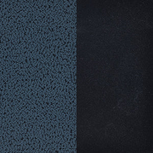 English Elm Luna Aegean Blue Upholstered Armchair — Mid-Century Curved Silhouette, Plush Textured Comfort, 30.5"H B062P299845