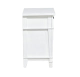 English Elm Wallace & Bay - Wallace & Bay  Coastal White 3-Drawer Nightstand